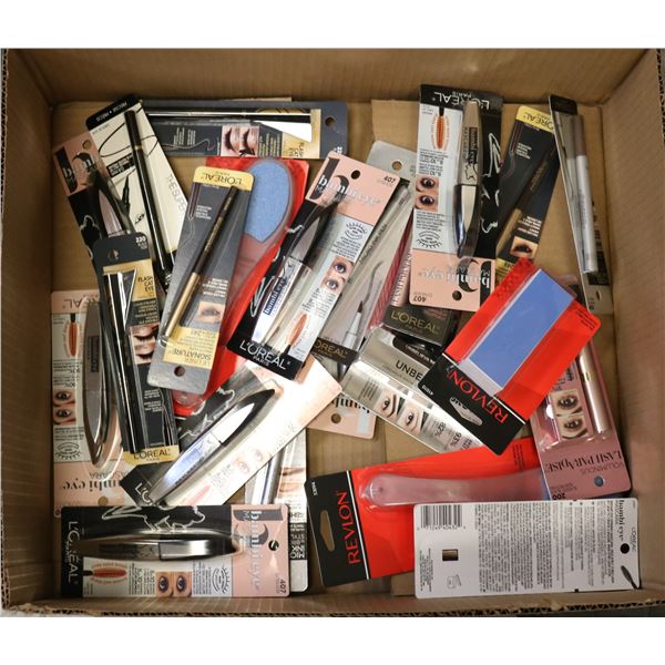 FLAT LOT OF ASSORTED COSMETIC ITEMS