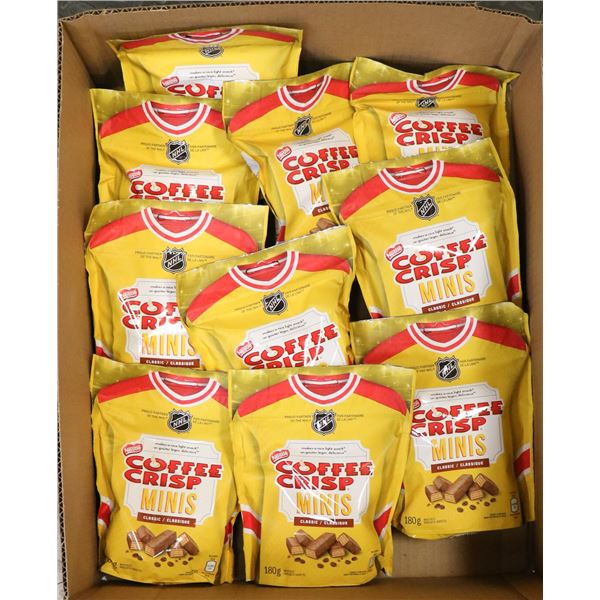 FLAT LOT OF COFFEE CRISP MINIS