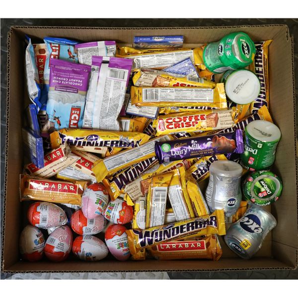 FLAT LOT OF PAST BB BRAND NAME CHOCOLATE & GUM