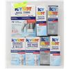 Image 1 : BAG LOT OF ICY HOT MEDICATED PAIN RELIEF PRODUCTS
