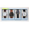 Image 1 : LOT OF 4 ASSORTED TCK QUARTZ ACCURACY WATCHES