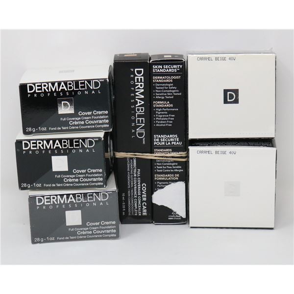 BAG LOT OF DERMA BLEND COVER CREAM