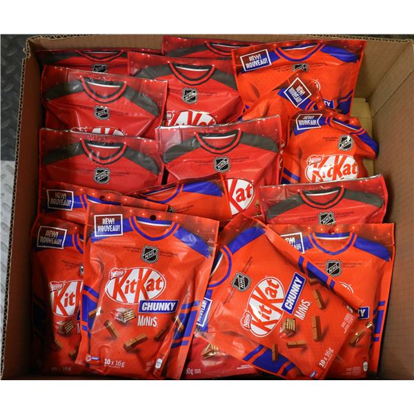 FLAT LOT OF KITKAT MINIS
