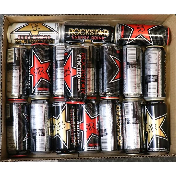 FLAT OF ROCKSTAR ENERGY DRINKS