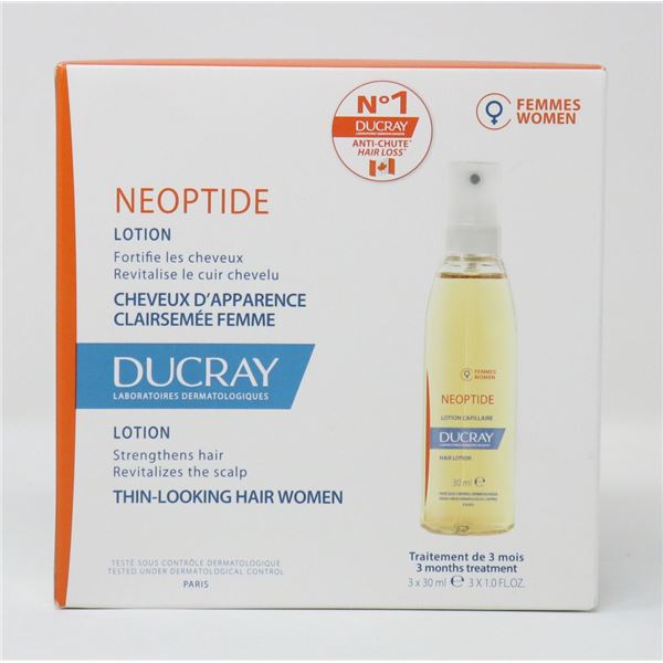 DUCRAY NEOPTIDE HAIR LOTION 3 X 30ML