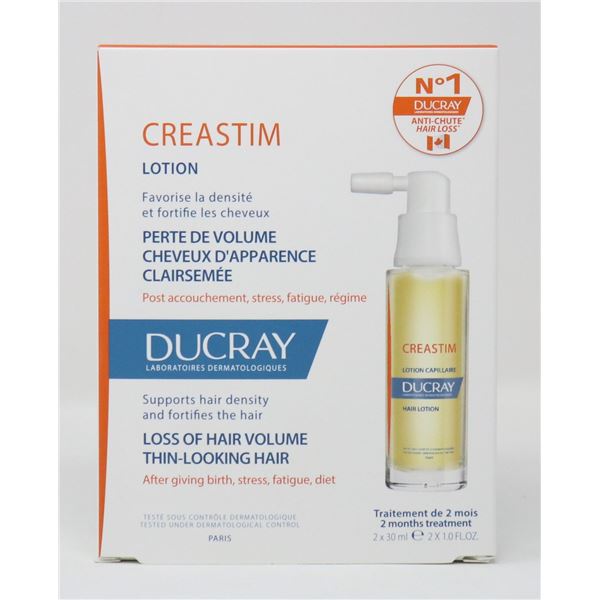 DUCRAY CREASTIM HAIR LOTION 2 X 30ML