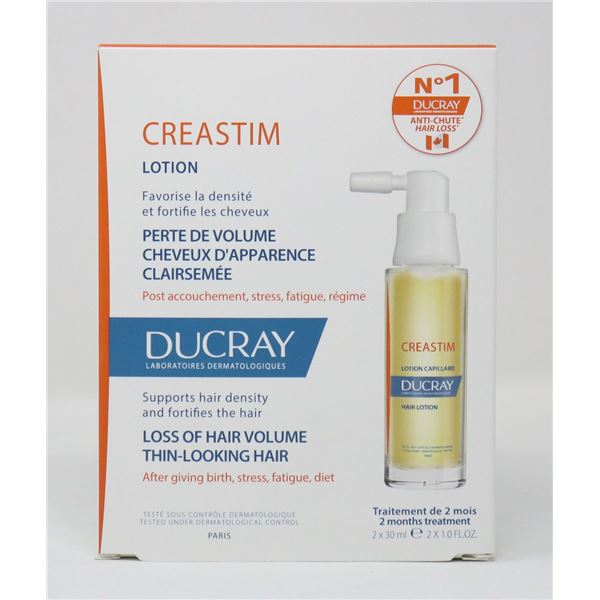 DUCRAY CREASTIM HAIR LOTION 2 X 30ML