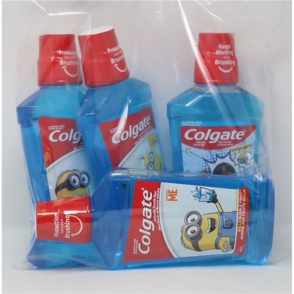 4 BOTTLES OF COLGATE MOUTHWASH 500ML EACH