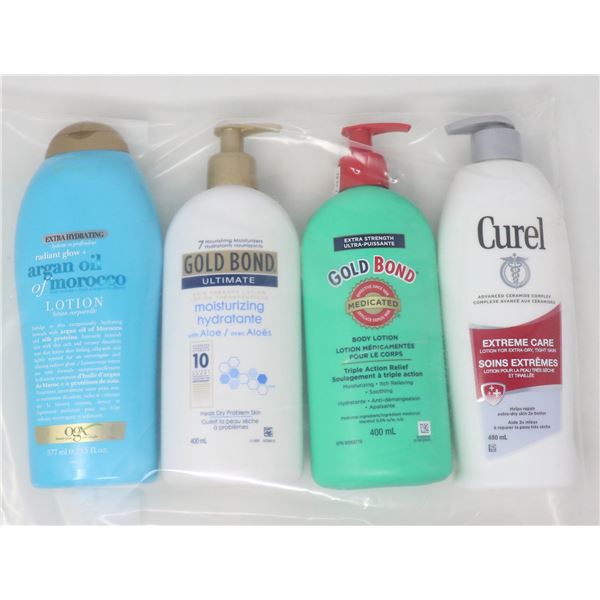 LOT OF BRAND NAME LOTIONS & MOISTURIZERS