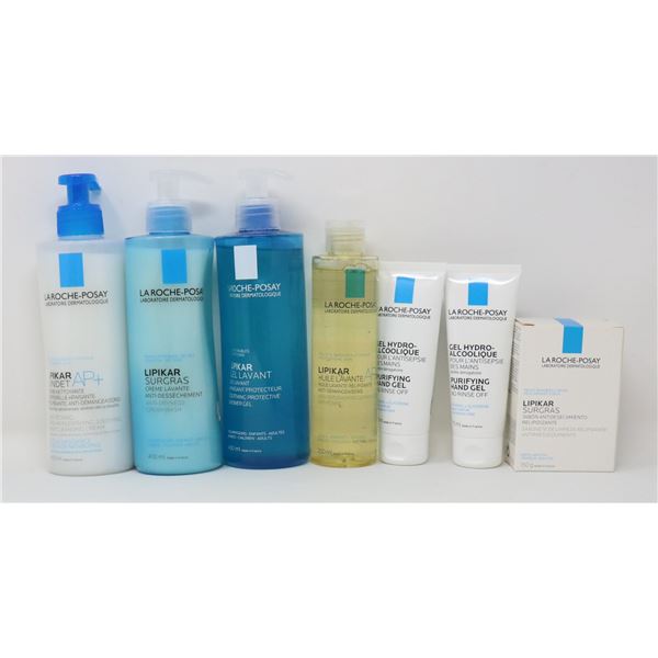 BAG LOT OF LA ROCHE-POSAY SKIN CARE ITEMS