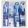 Image 1 : BUNDLE OF 4 ORAL-B ELECTRIC TOOTHBRUSHES