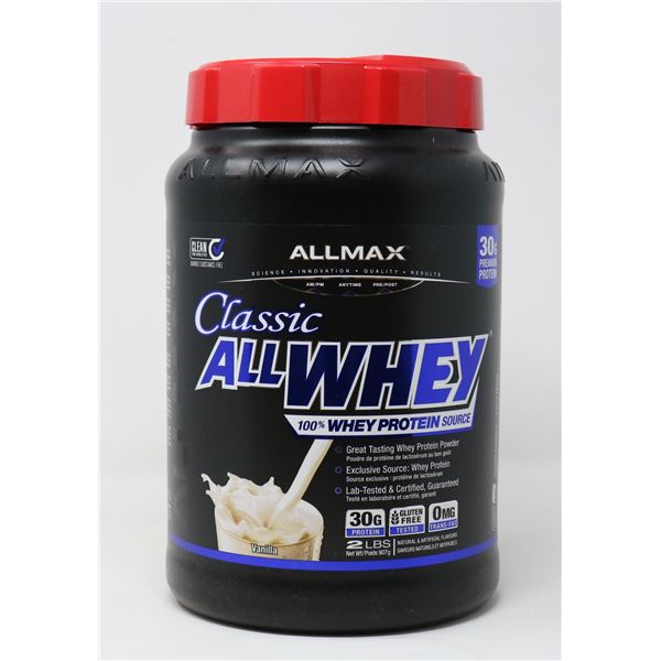 ALLMAX CLASSIC ALL WHEY PROTEIN 2 LBS VANILLA
