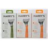 Image 1 : LOT OF 3 HARRY'S RAZOR KITS