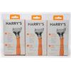 Image 1 : LOT OF 3 HARRY'S RAZOR KITS