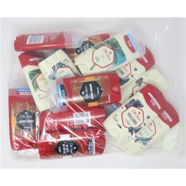 BAG LOT OF OLD SPICE DEODORANT