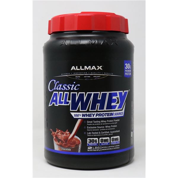 ALLMAX CLASSIC ALL WHEY 100% WHEY PROTEIN 2LBS