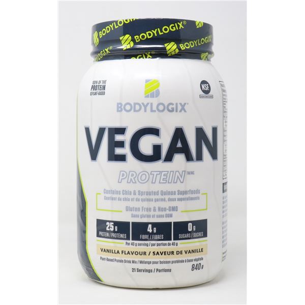 BODYLOGIX VEGAN PROTEIN VANILLA FLAVOUR 840G