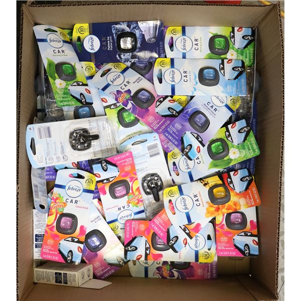 FLAT LOT OF ASSORTED CAR AIR FRESHENERS
