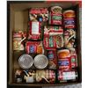 Image 1 : FLAT LOT OF ASSORTED CANNED FOODS