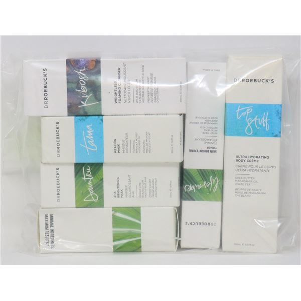 LOT OF ASSORTED DRROEBUCKS SKIN CARE PRODUCTS