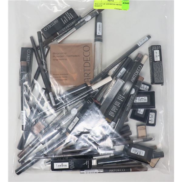 BAG LOT OF ASSORTED ARTDECO MAKEUP