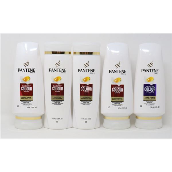 BAG LOT OF ASSORTED PANTENE CONDITIONER