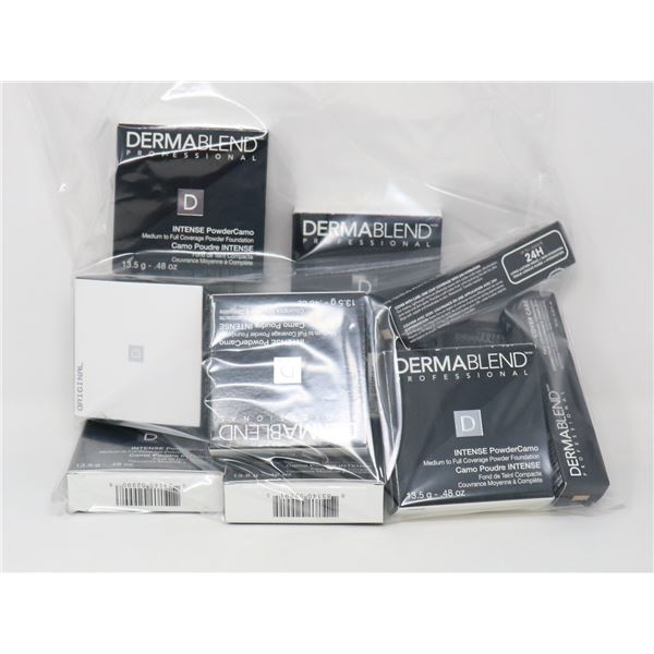BAG LOT OF ASSORTED DERMABLEND COSMETIC BEAUTY