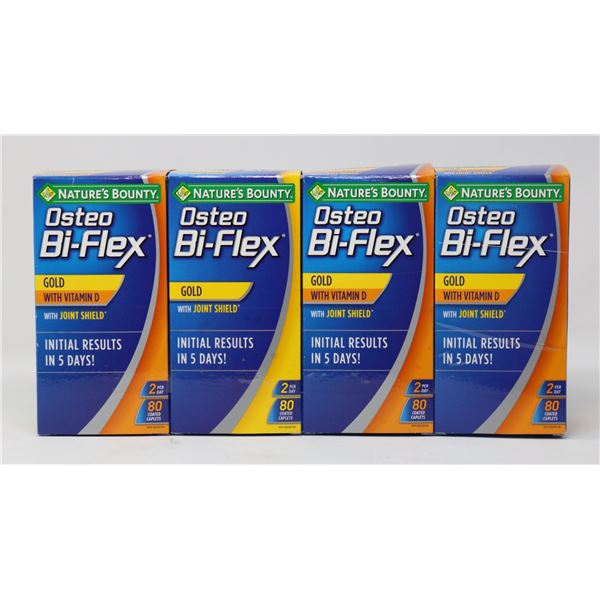 4 BOXES OF OSTEO BI-FLEX GOLD