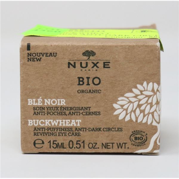 NUXE BIO BUCKWHEAT ANTI-PUFFINESS ANTI-DARK CIRCLE