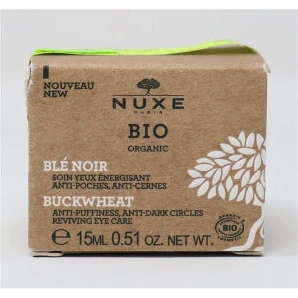 NUXE BIO BUCKWHEAT ANTI-PUFFINESS ANTI-DARK CIRCLE