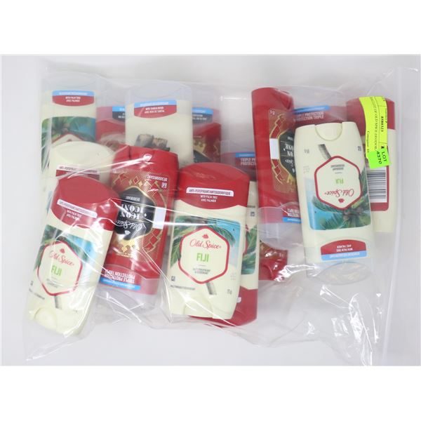 BAG LOT OF OLD SPICE DEODORANT