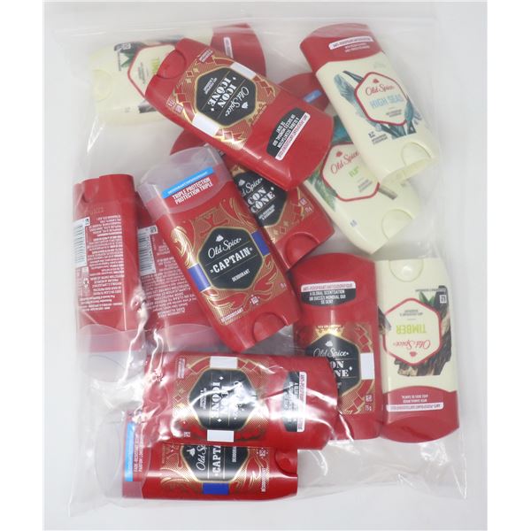 BAG LOT OF OLD SPICE DEODORANT
