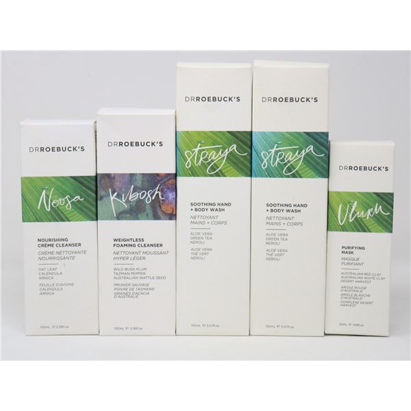 LOT OF ASSORTED DRROEBUCKS SKIN CARE PRODUCTS