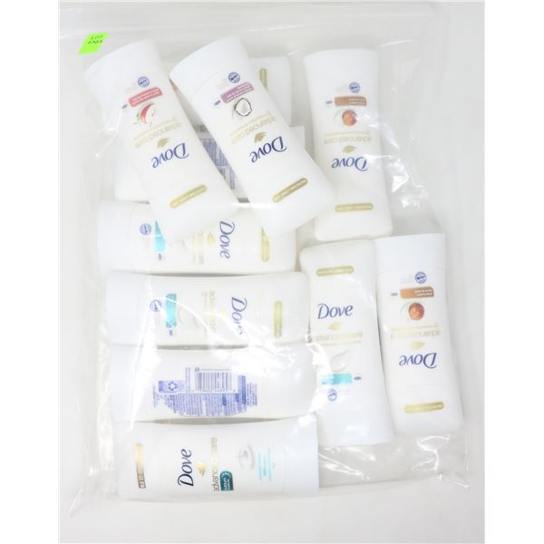 BAG LOT OF DOVE DEODORANT