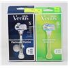 Image 1 : 2 PACKS OF GILLETTE VENUS RAZOR & CARTRIDGES