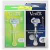Image 1 : 2 PACKS OF GILLETTE VENUS RAZOR & CARTRIDGES