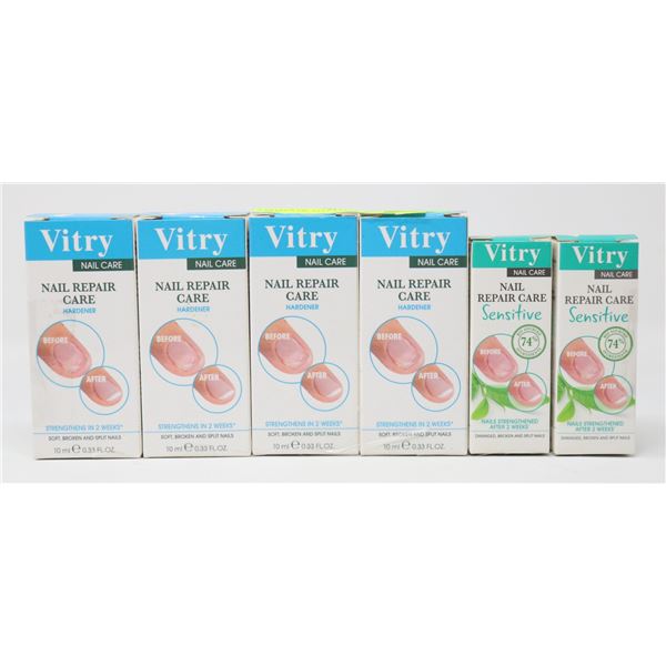 6 BOXES OF VITRY NAIL REPAIR CARE