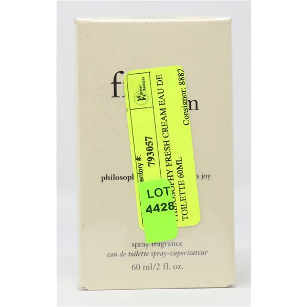 PHILOSOPHY FRESH CREAM EAU DE TOILETTE 60ML