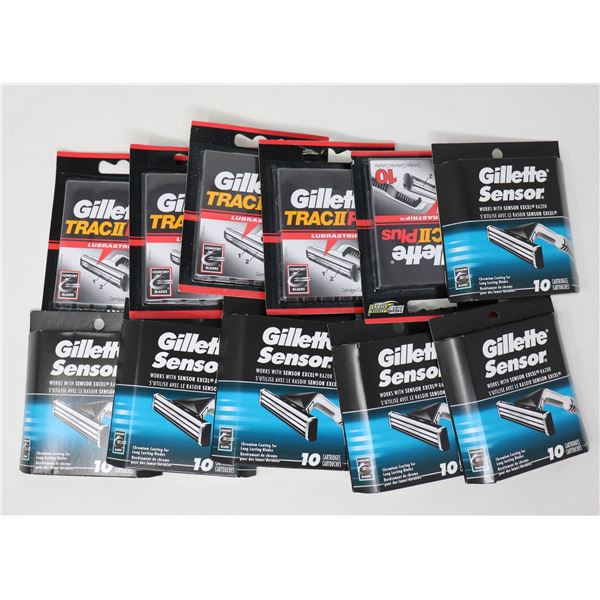 BAG LOT OF GILLETTE RAZOR CARTRIDGES