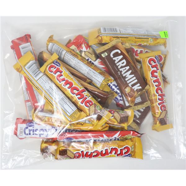 BAG LOT OF BRAND NAME CHOCOLATE BARS