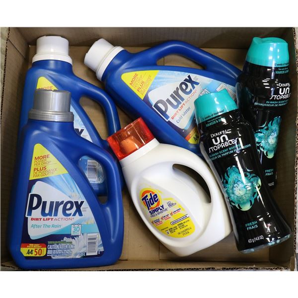 FLAT LOT OF DETERGENT & SCENT BOOSTERS