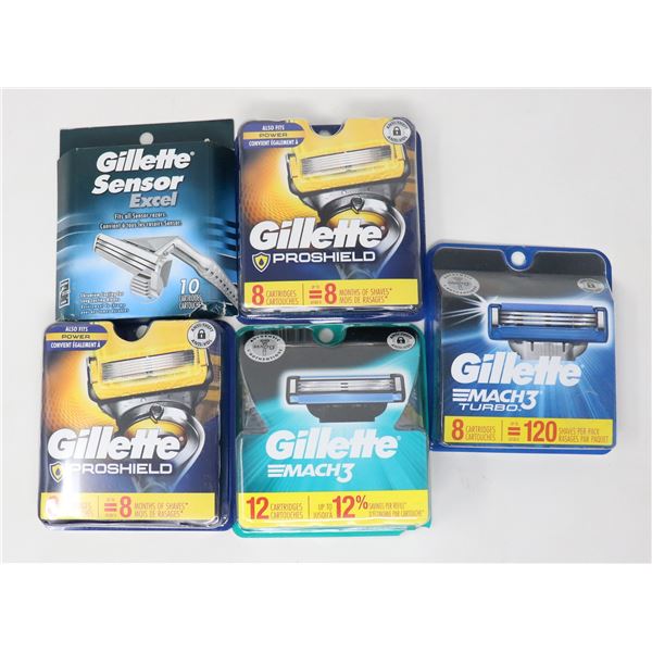 BAG LOT OF GILLETTE RAZOR CARTRIDGES
