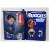 Image 1 : 2 PACKS OF HUGGIES OVERNIGHT DIAPERS SZ 6