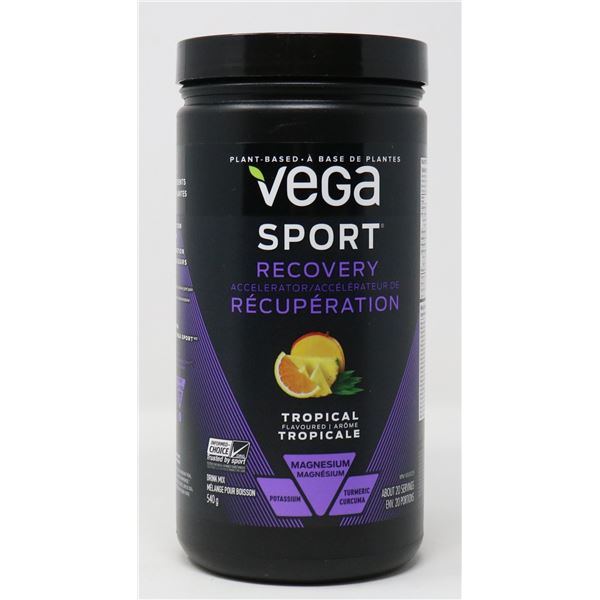 VEGA SPORT RECOVERY TROPICAL FLAVOURED 540G