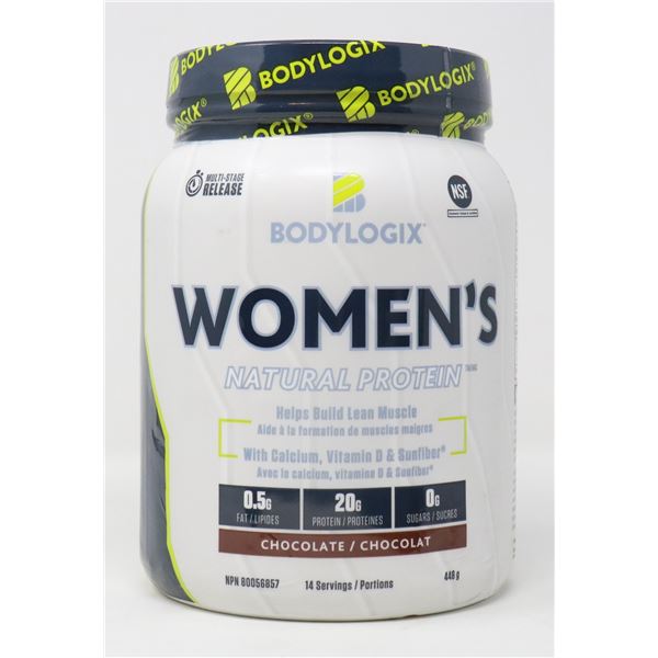 BODYLOGIX WOMENS NATURAL PROTEIN CHOCOLATE