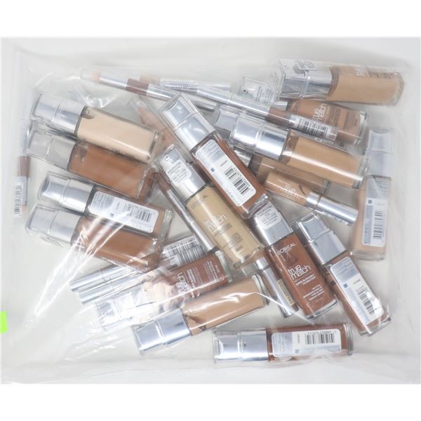 BAG LOT OF LOREAL TRUE MATCH BEAUTY PRODUCTS