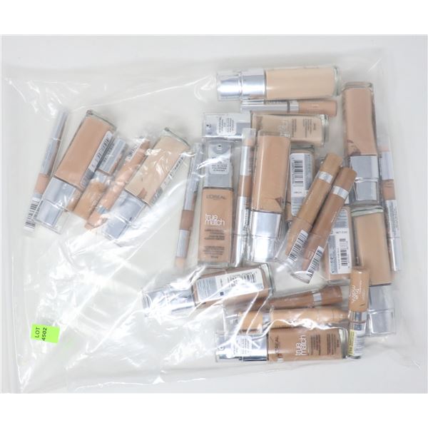 BAG LOT OF LOREAL TRUE MATCH BEAUTY PRODUCTS