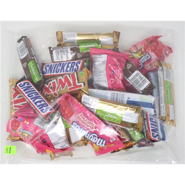BAG LOT OF ASSORTED CHOCOLATE & CANDY