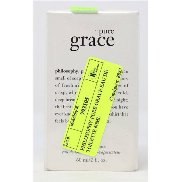 PHILOSOPHY PURE GRACE EAU DE TOILETTE 60ML