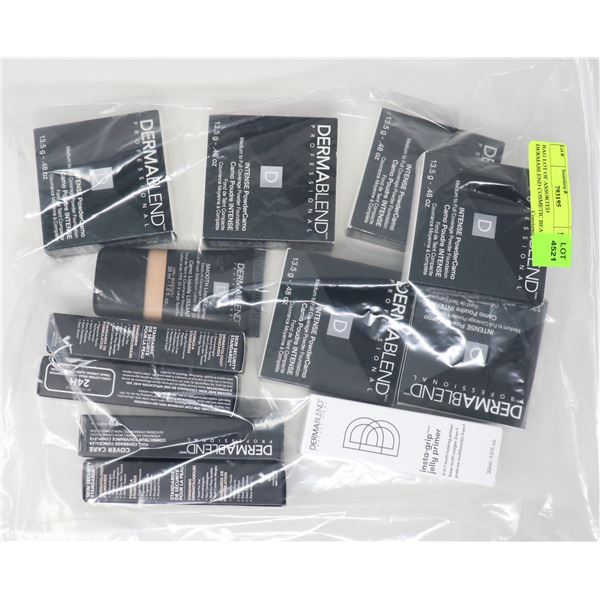 BAG LOT OF ASSORTED DERMABLEND COSMETIC BEAUTY